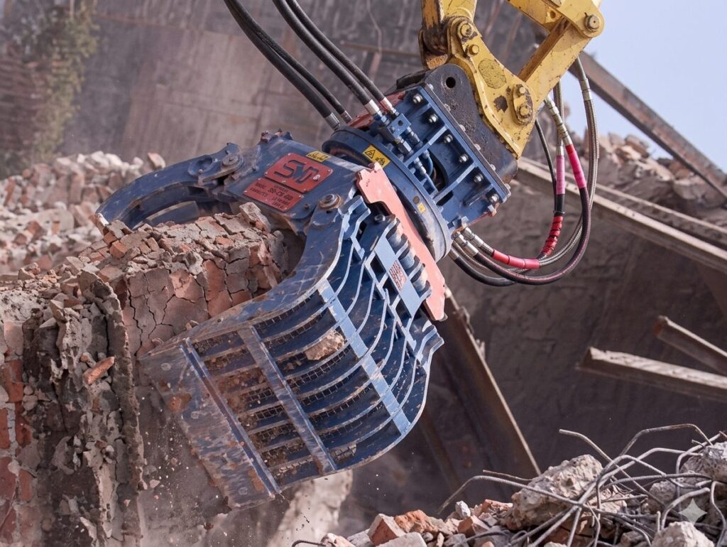 bulldozer sortiergreifer