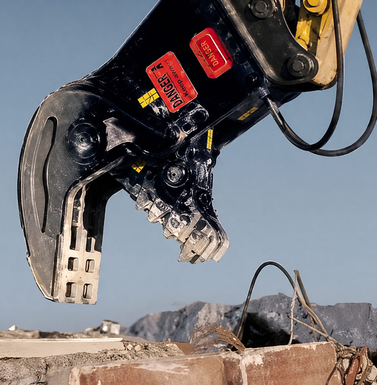 bulldozer pulverisierer