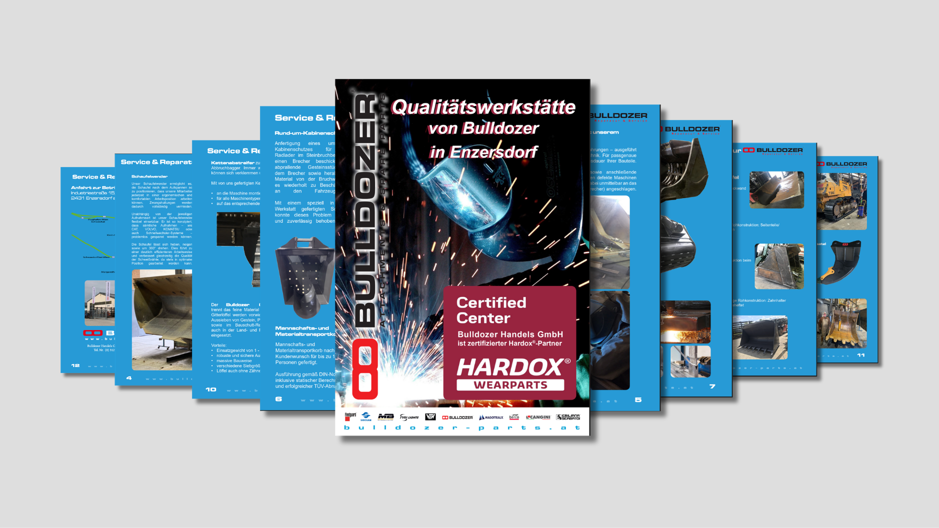 Bulldozer Parts Werkstätten-Katalog